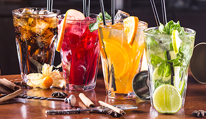 Натуральные ароматизаторы, экстракты, концентраты и эмульсии для воды и безалкогольных напитков